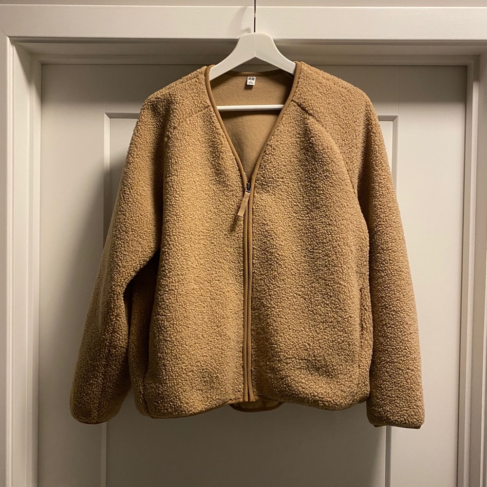 Uniqlo | Piled Lined Fleece Jacket / teddy jacket